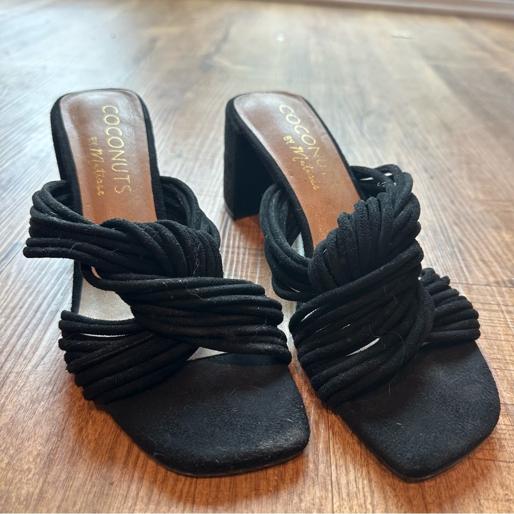 Coconuts by Matisse Slip On Heeled Sandal Size 8